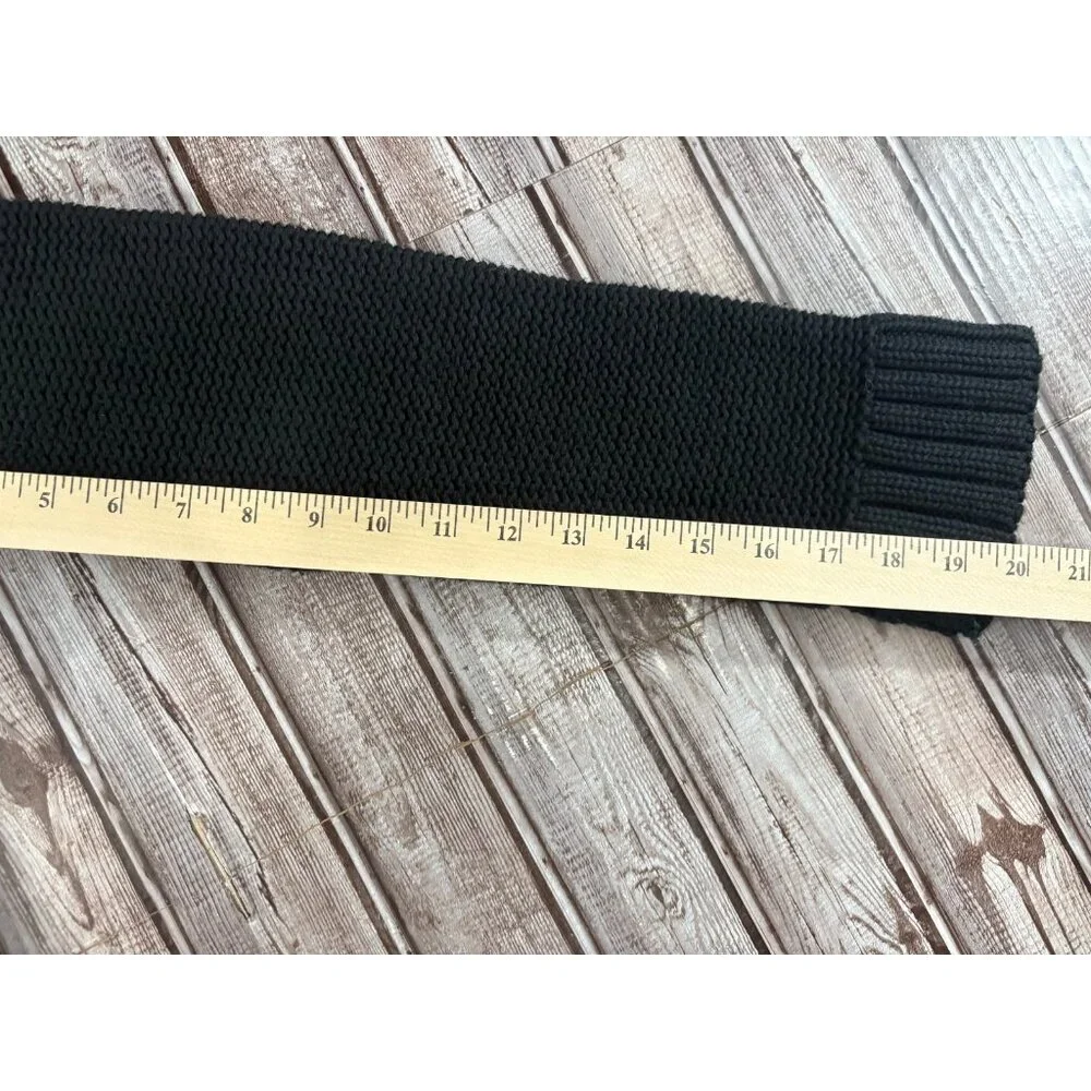 C.C. FILSON full zip cotton heavy Sweater cardigan size S color Black - Picture 6 of 7